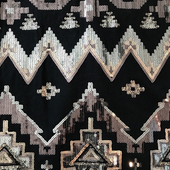 Express Black Sequin Mini Dress | Bodycon | Size S/P | Excellent Condition - Picture 10 of 12